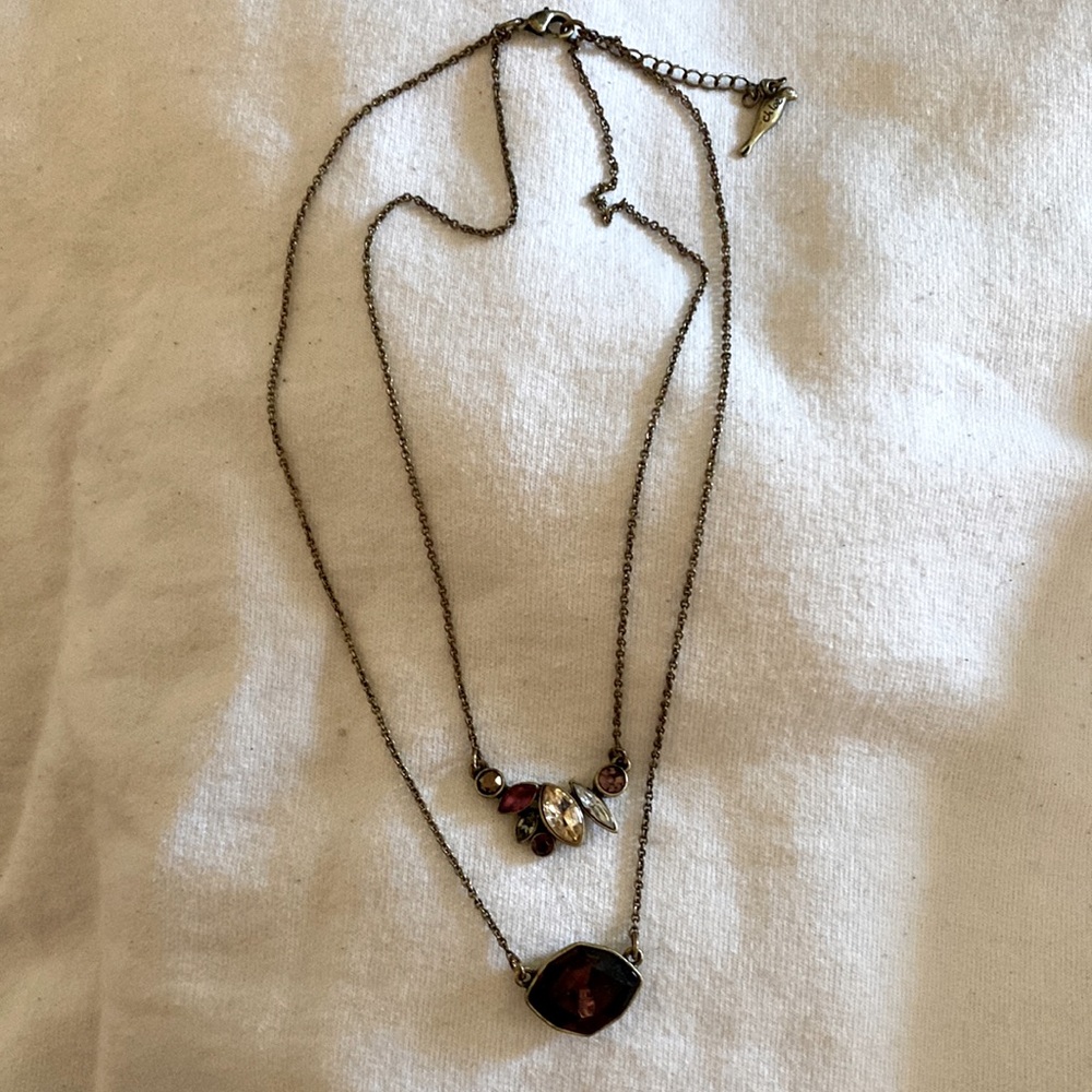 Chloe & Isabel Bouquet Rouge Convertible Necklace *Never Worn*